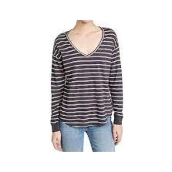 Madewell Gray Long Sleeve Relaxed Sweatshirt - Picture 1 of 4